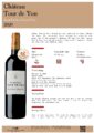 Icon of ANG Saint Emilion Grand Cru Tour De Yon 2020