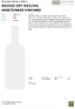 Icon of Ravines Dry Riesling, Argetsinger Vineyard 2020